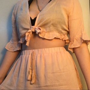 Light Pink Summer Two-Piece
